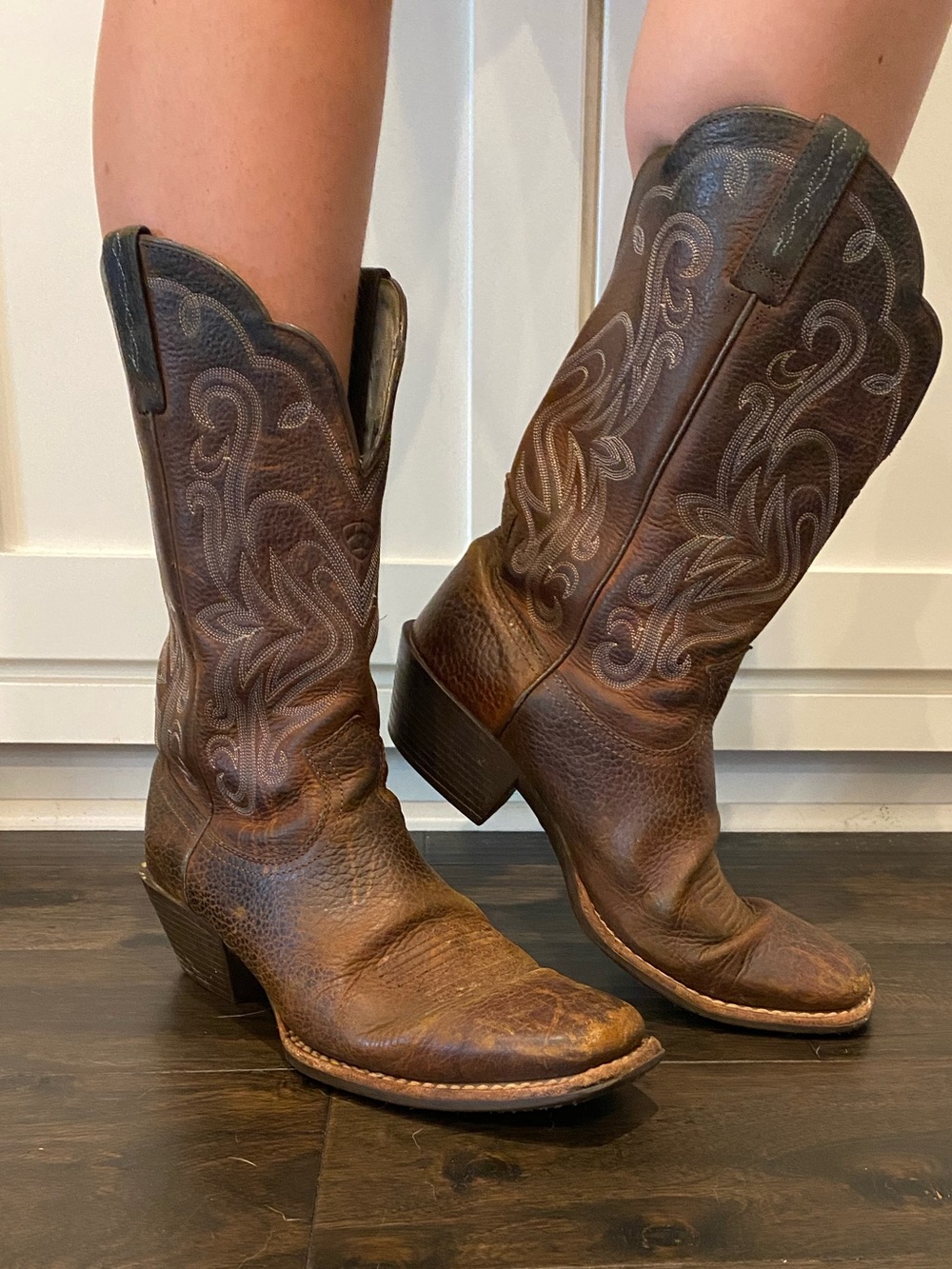 Leather Cowboy Boots - Picture 5 of 7